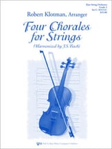 Four Chorales for Strings Orchestra sheet music cover